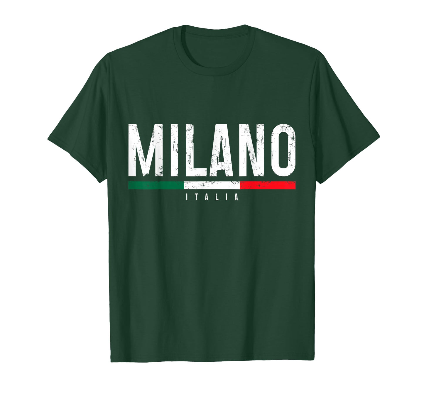 Milano Italia Italian Flag Vintage Italy Souvenir T-Shirt