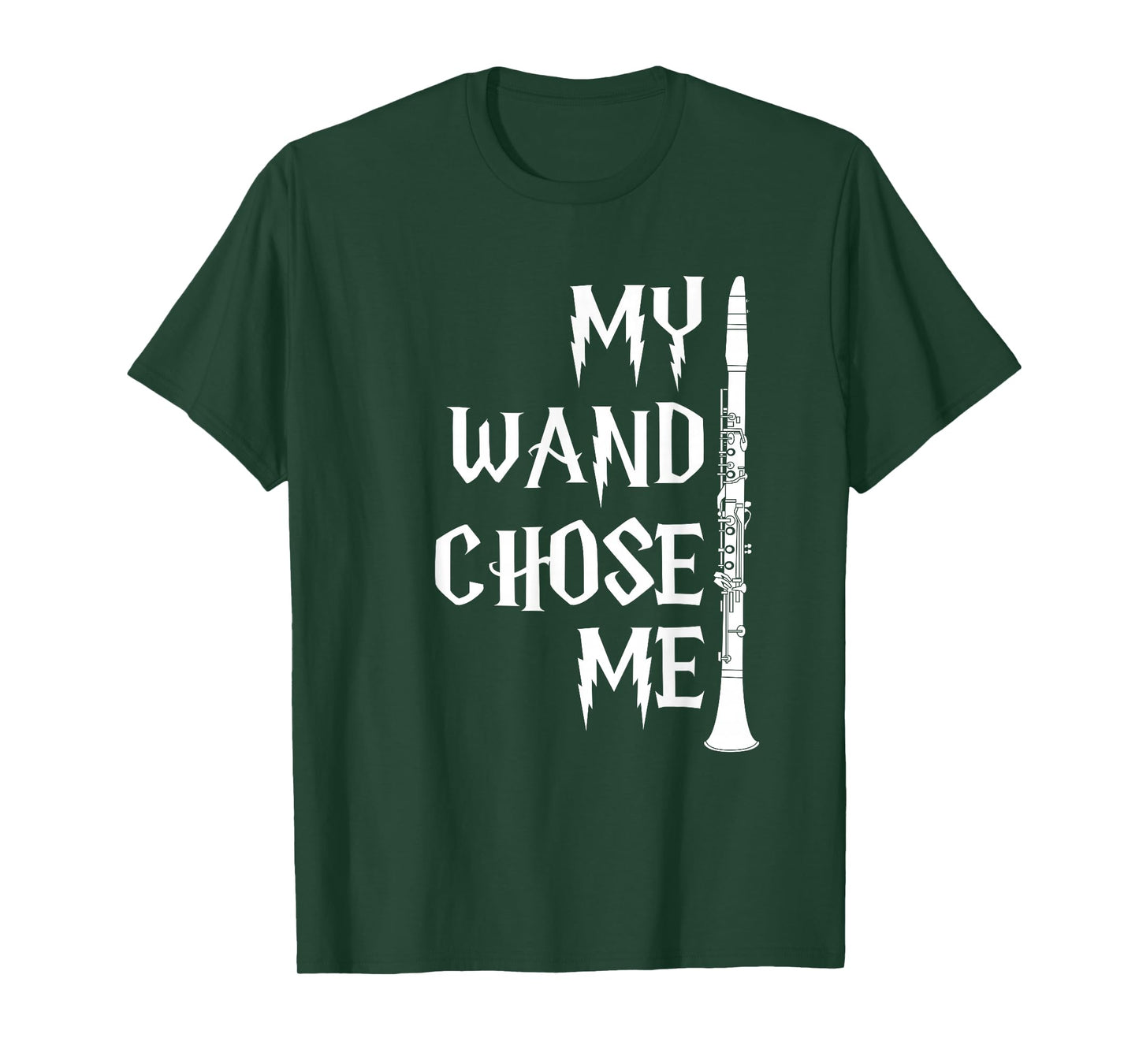 Funny Clarinet Shirt for Clarinet Players - My Wand Chose Me T-Shirt