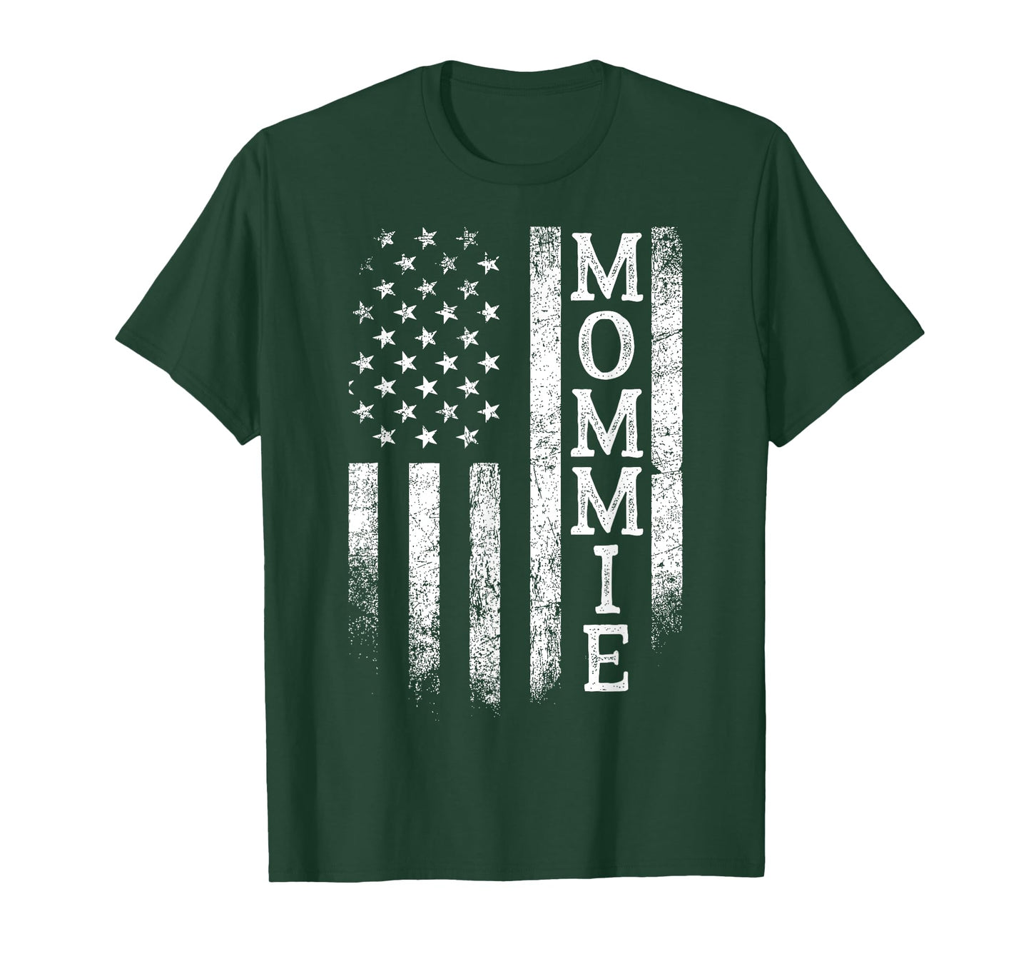 Mommie American Flag Patriotic Mother's Day T-Shirt