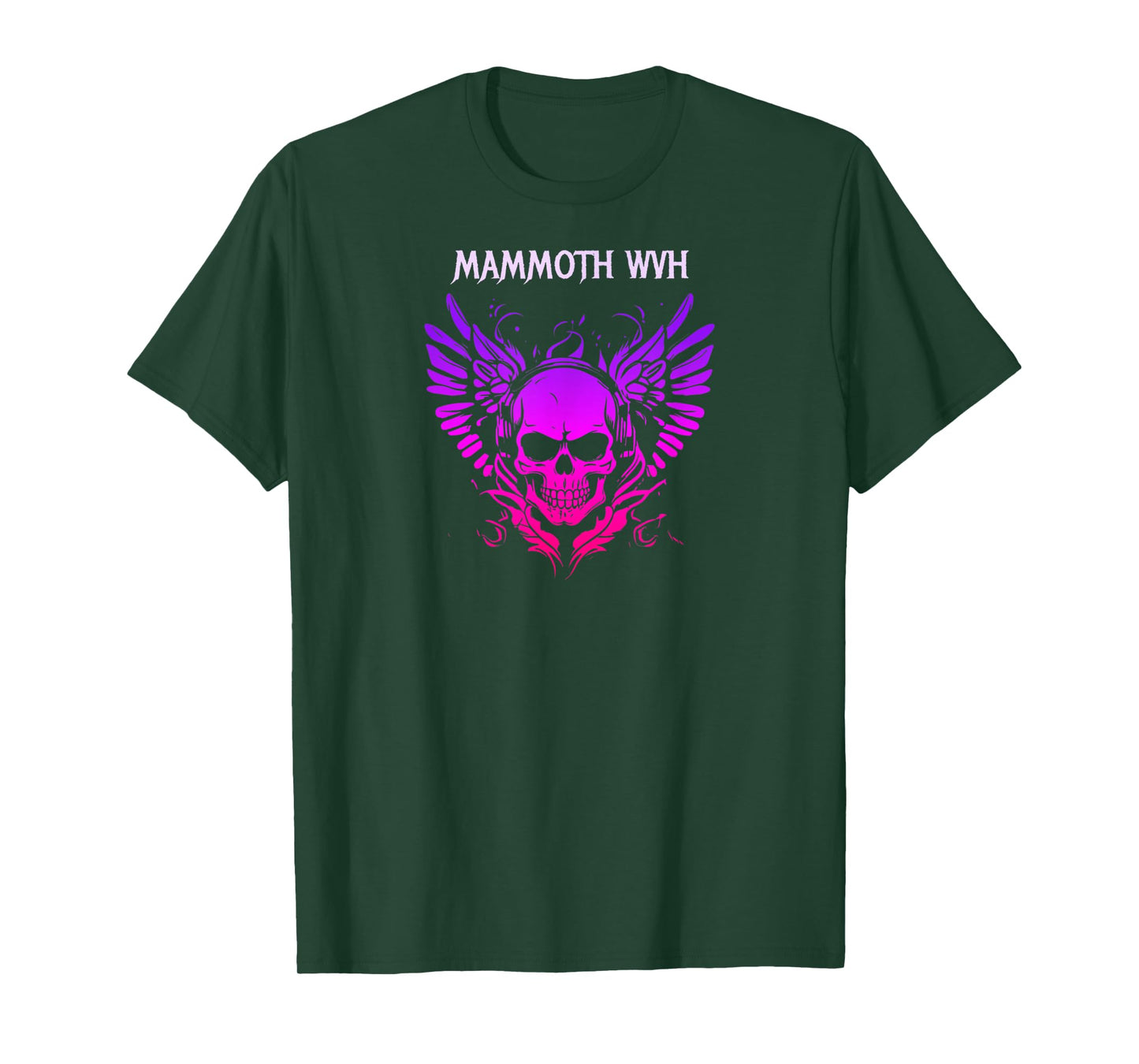 Mammoth Music WVH Funny Vintage Design Skull for Men Women T-Shirt