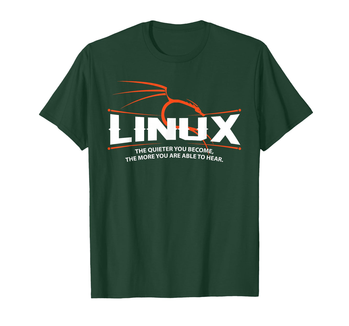 Backtrack Kali Linux Dragon and Tagline T-Shirt