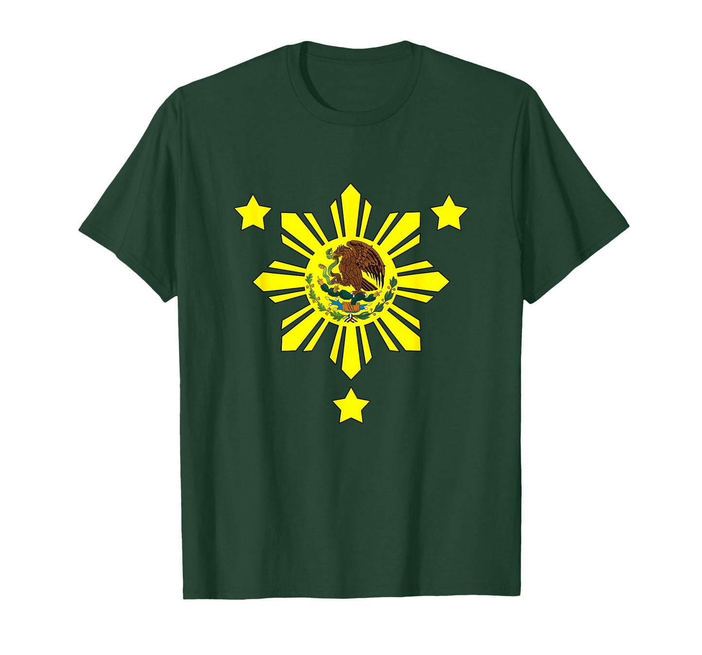 Philippines Mexico Filipino Mexipino Mexican Mixed Flag Day T-Shirt