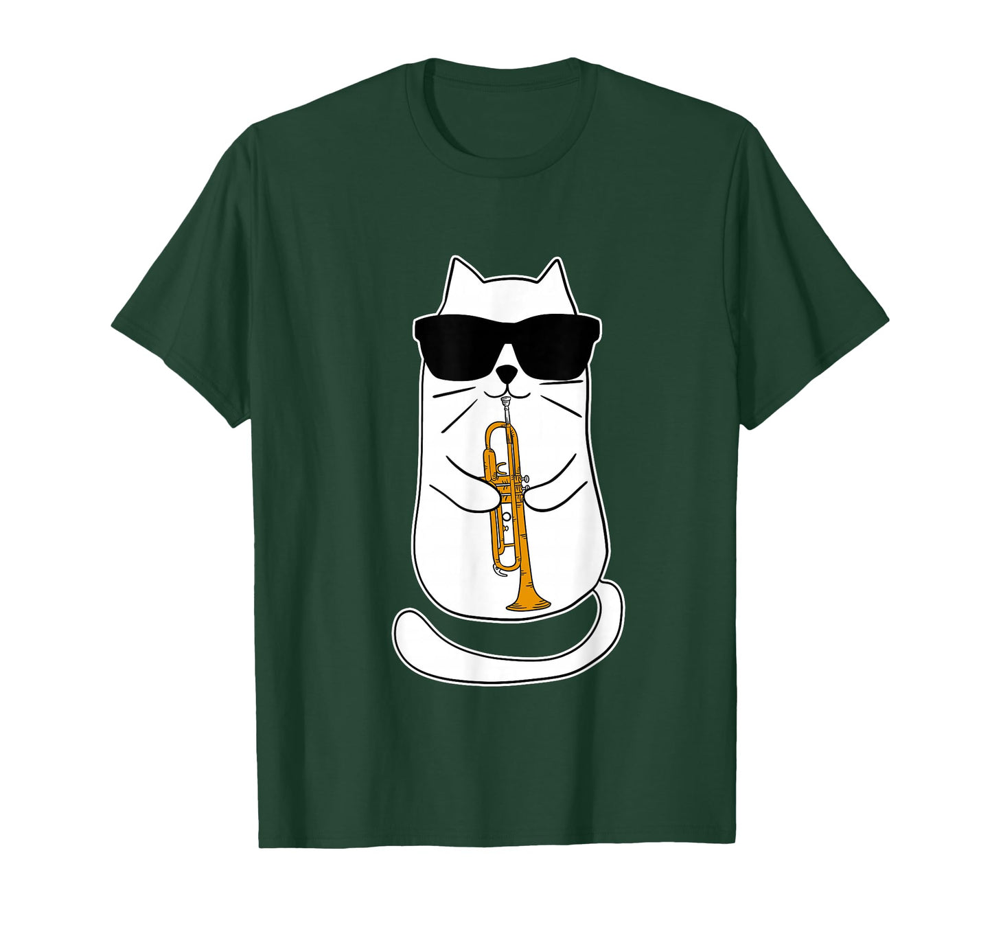 Trumpet Cat Funny Trumpet Player T-Shirt