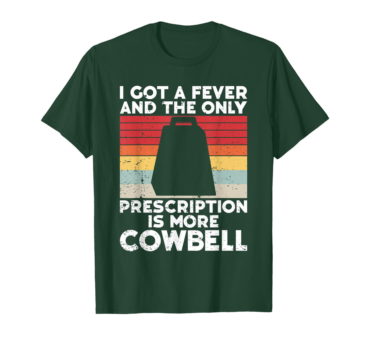 Cow Bell More Cowbell Vintage Funny Drummer Cowbell Funny T-Shirt