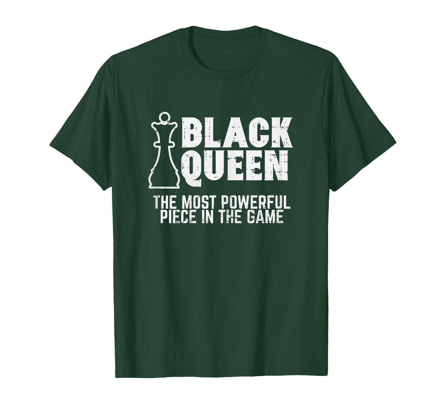 Black Queen Most Powerful Chess African American Women Gift T-Shirt