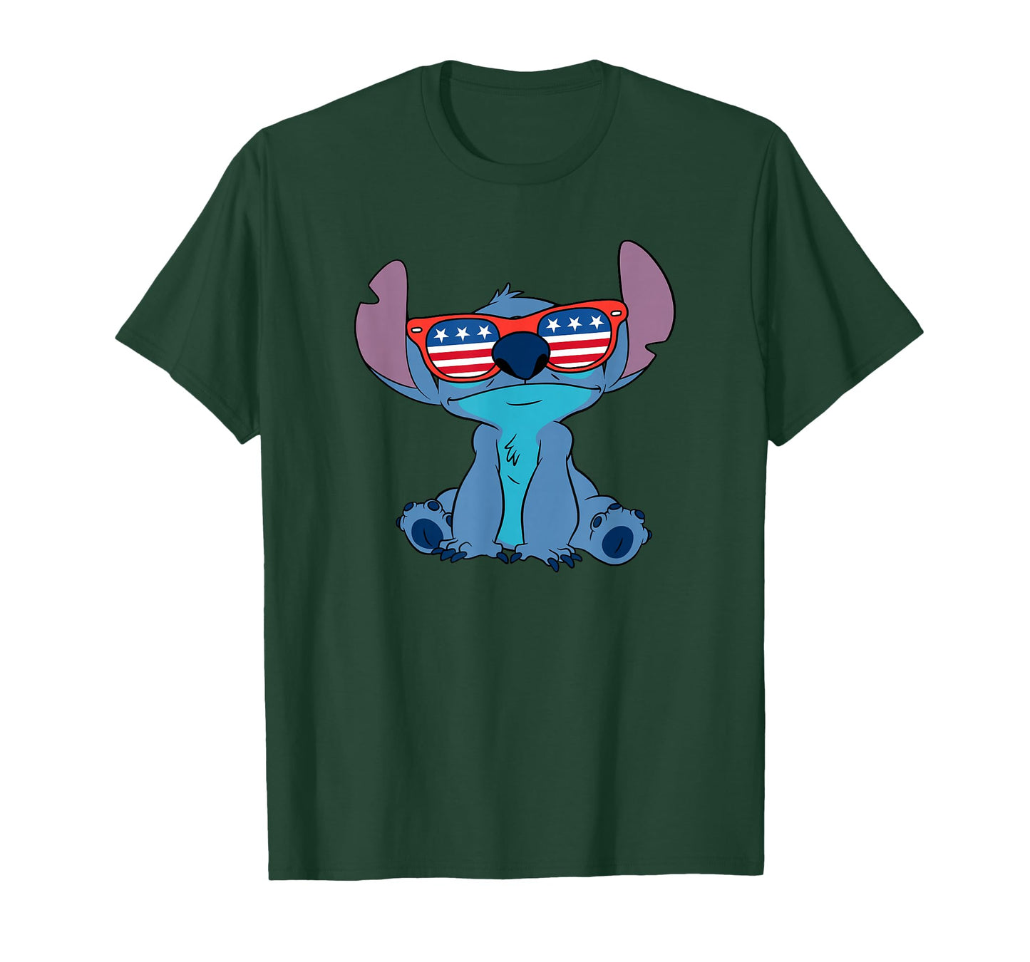Disney Lilo & Stitch Fourth of July Sunglasses T-Shirt