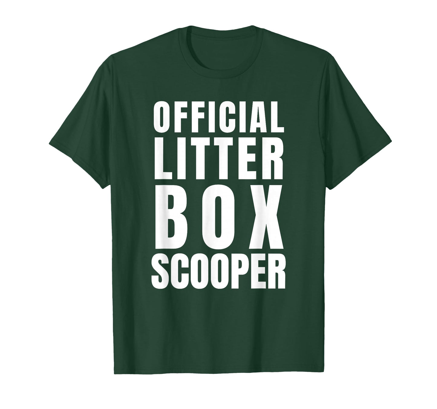 Official Cat Litter Scooper Funny Kitty Themed Animal Lover T-Shirt