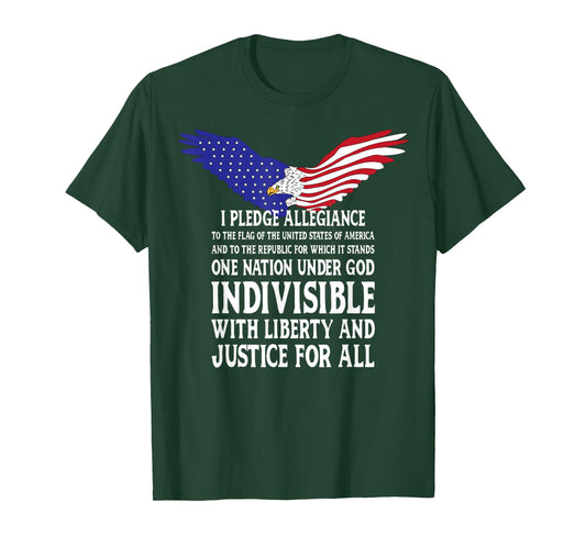 Pledge Allegiance To The Flag USA T-Shirt