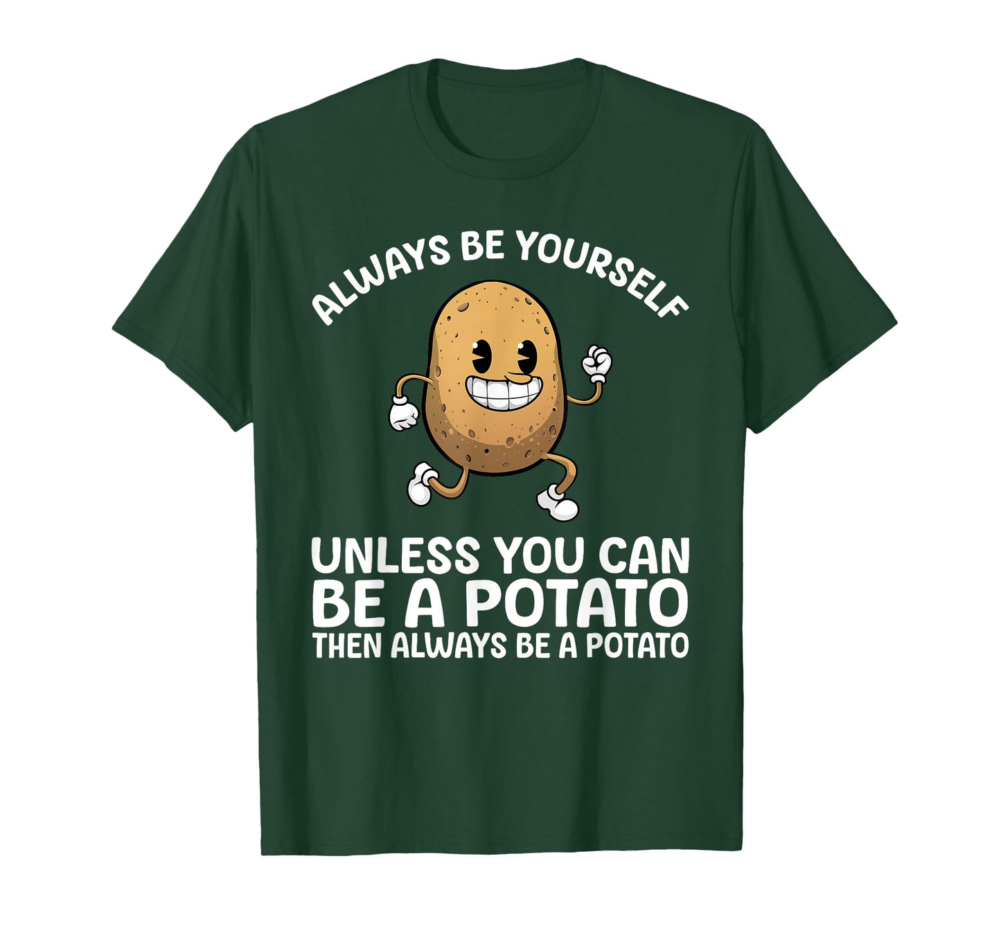 Potato Novelty for Men Women Adult Potato Gag Potato Lovers T-Shirt