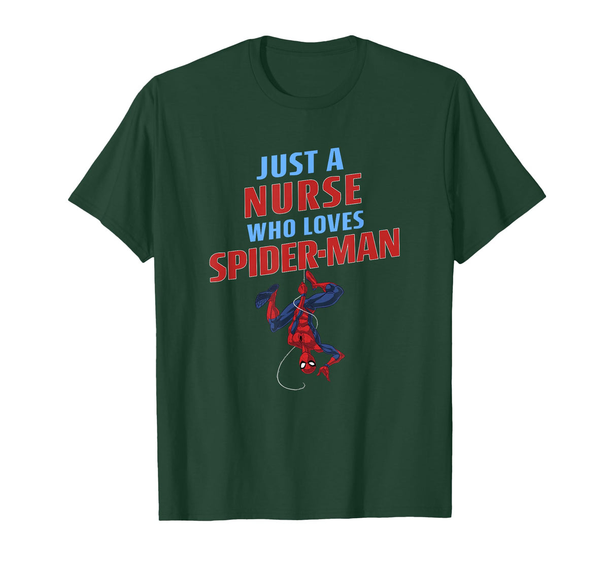 Marvel Spider-Man Classic Just A Nurse Who Loves Spider-Man T-Shirt