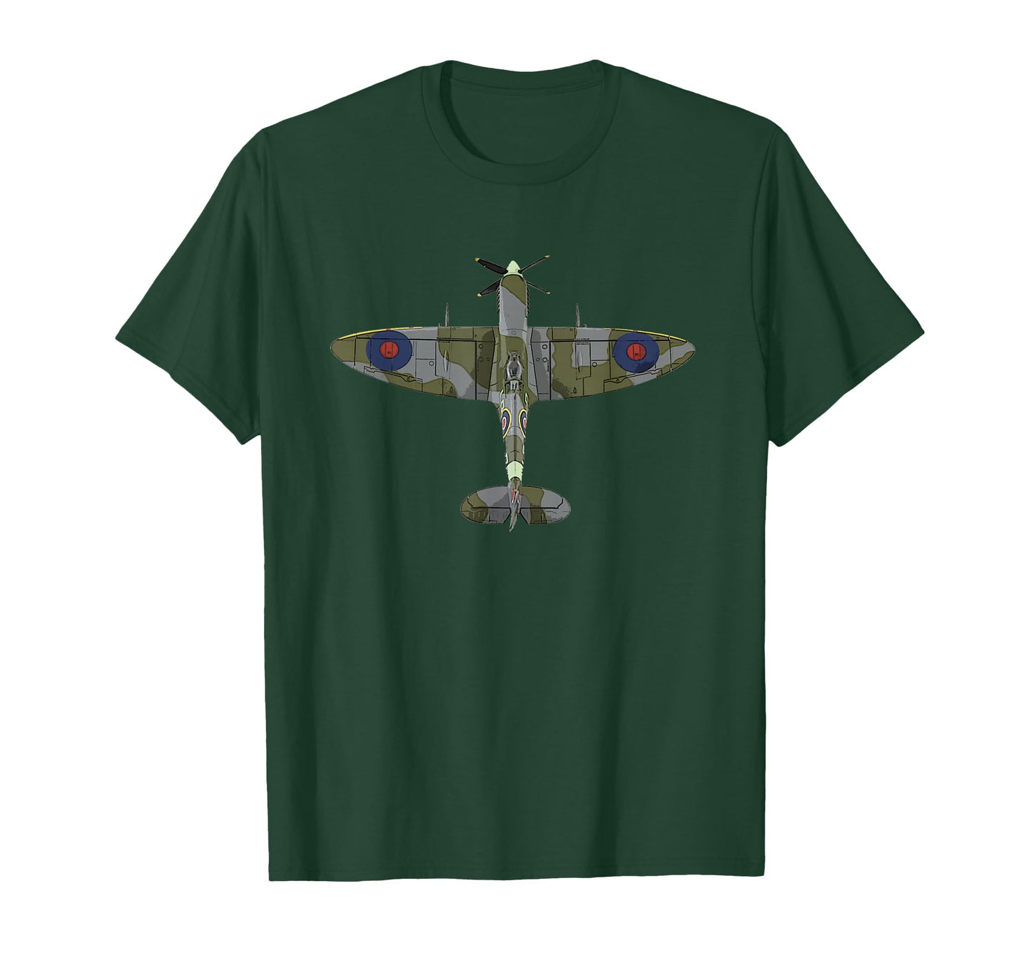 Cool T-Shirt - Spitfire Iconic British Airplane Tee T-Shirt