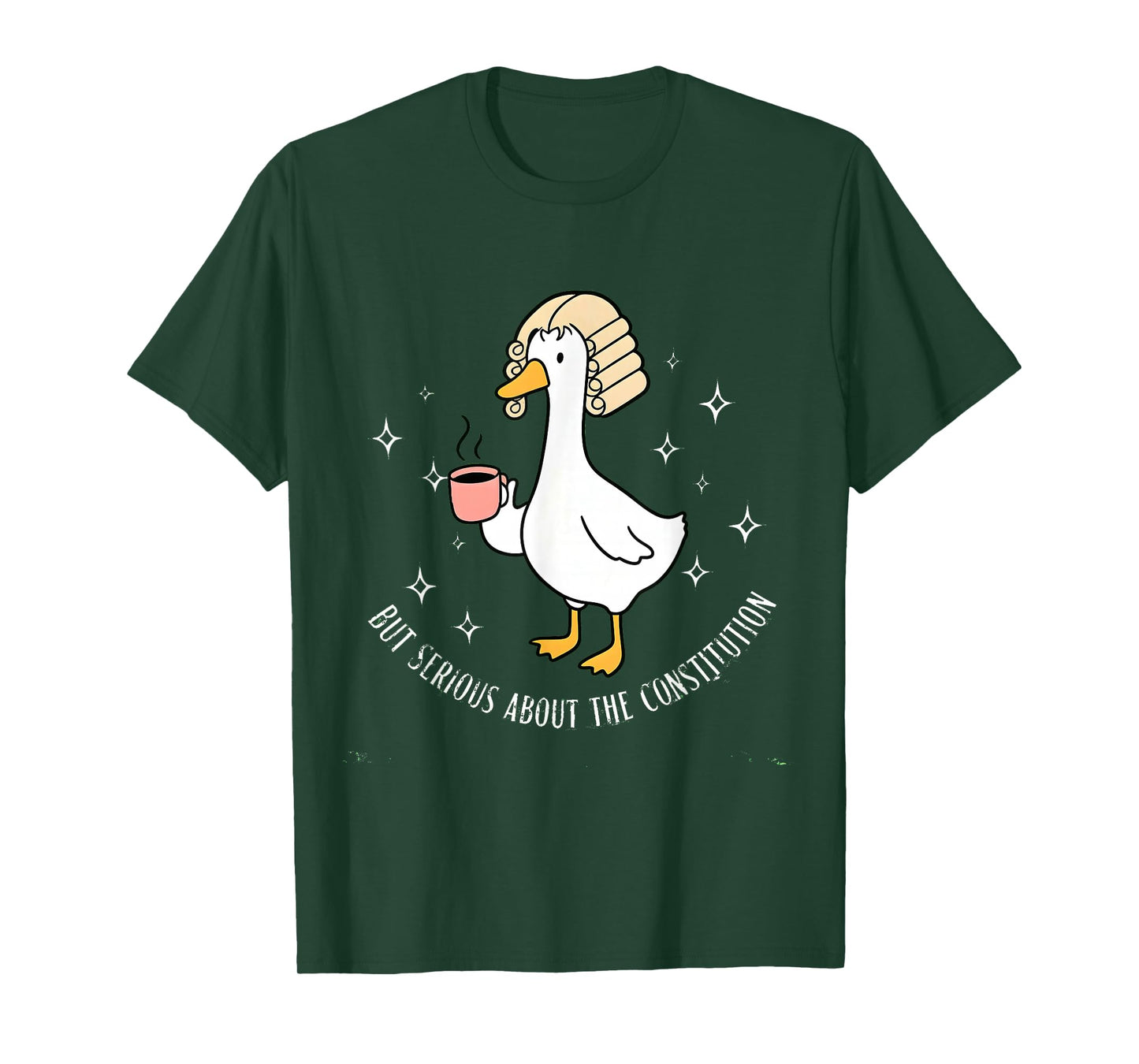 Duck Constitution Funny History Teacher T Government Civics T-Shirt
