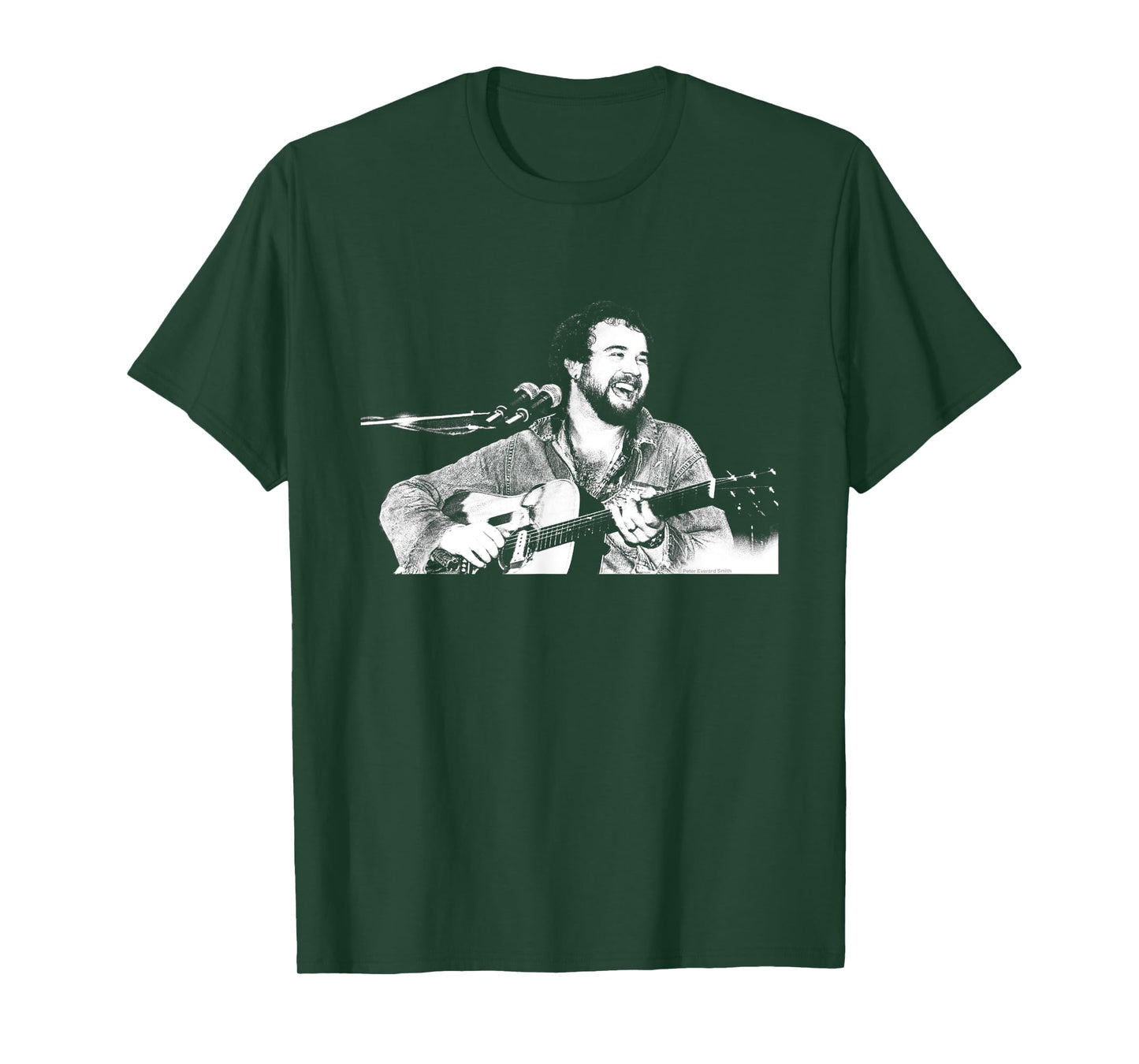 John Martyn Live Black And White By Everard Smith T-Shirt