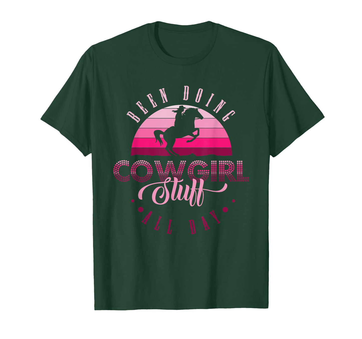 Cowgirl in Texas or been doing cowgirl stuff all day T-Shirt