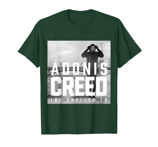 Adonis Creed LA black and white photography T-Shirt