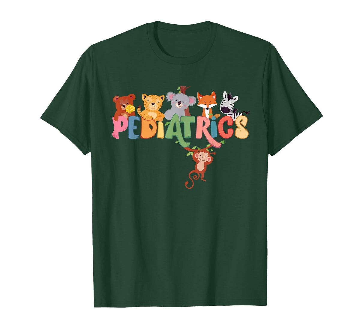Pediatric Nurse PEDS Nursing Appreciation Pediatric Animal T-Shirt
