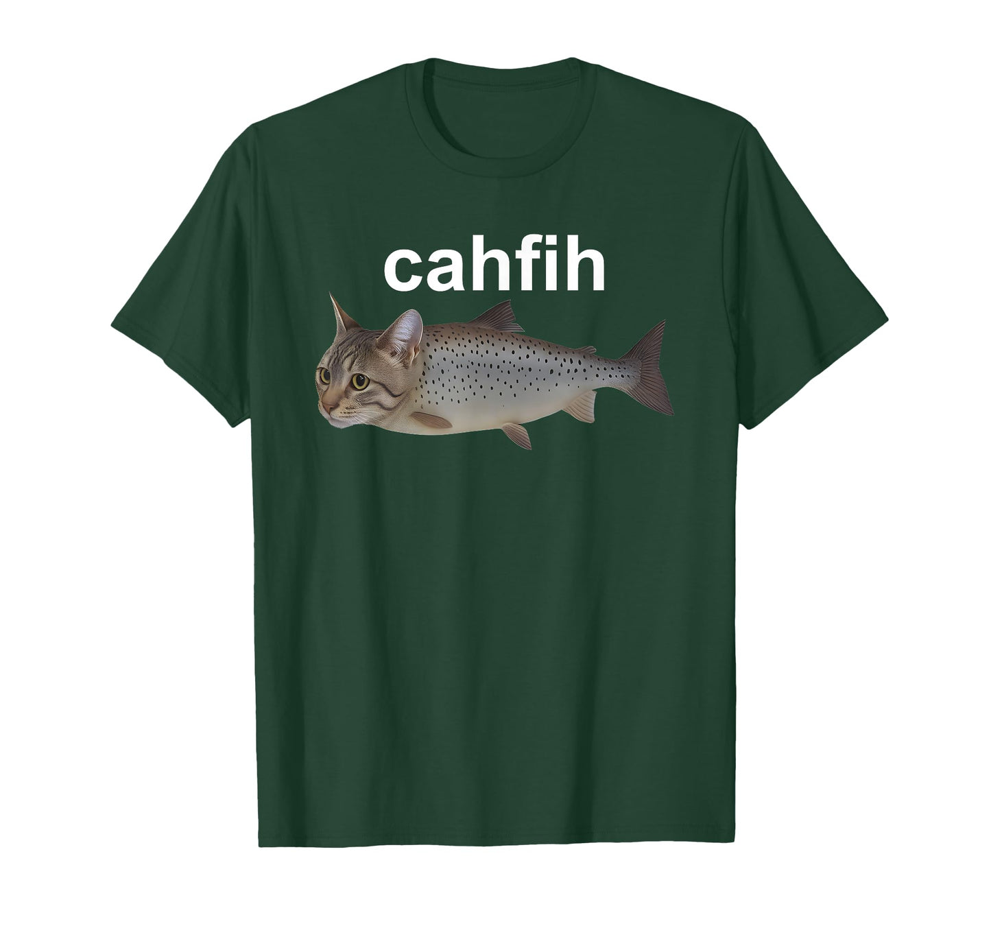 Cahfih Funny Catfish Fih Meme T-Shirt