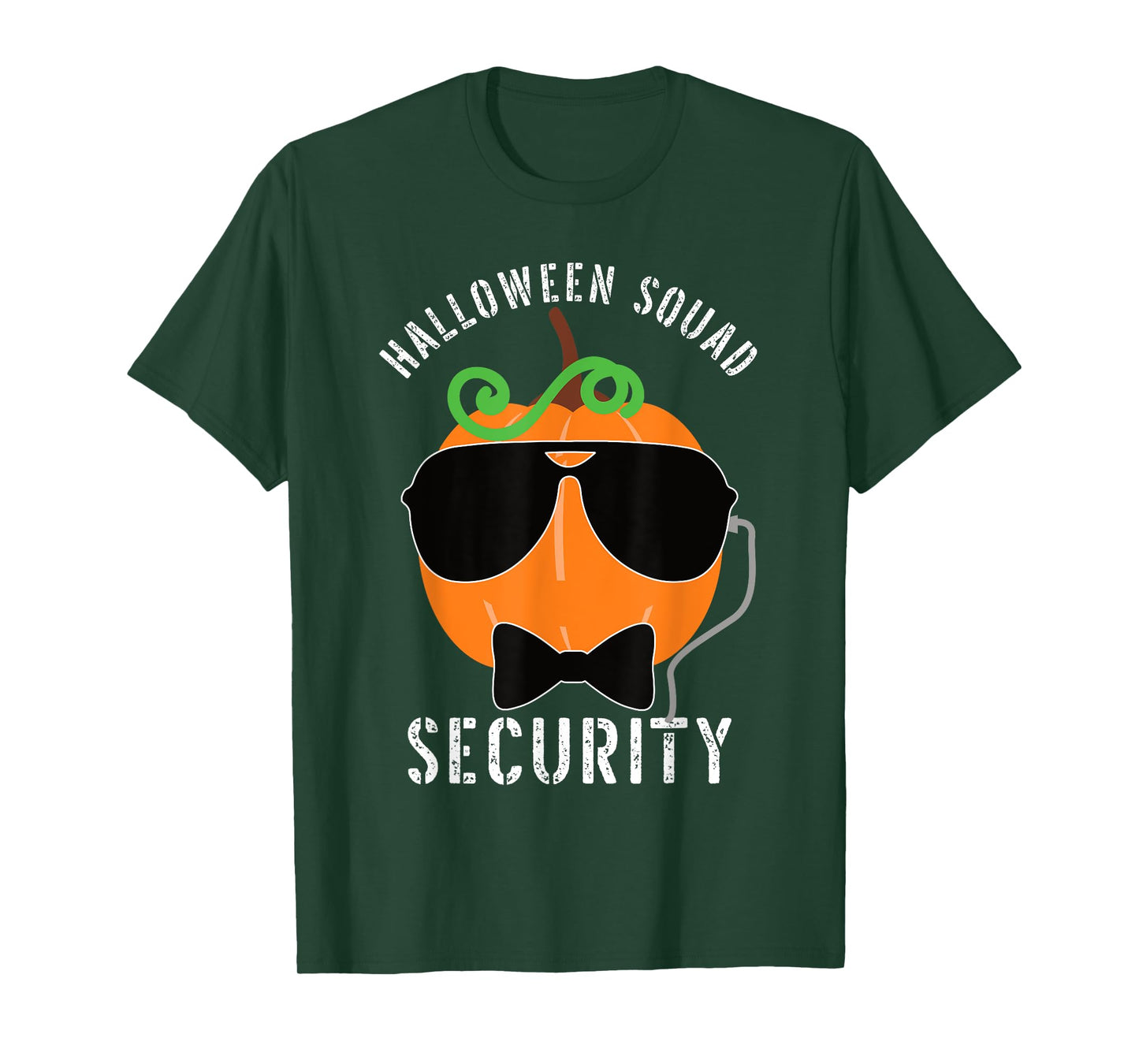 'Halloween Squad Security' Funny Halloween Body Guard T-Shirt