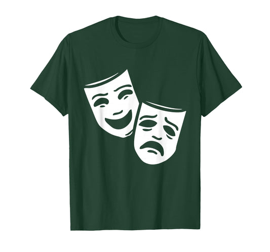 Comedy And Tragedy Greek Theater Masks T-Shirt