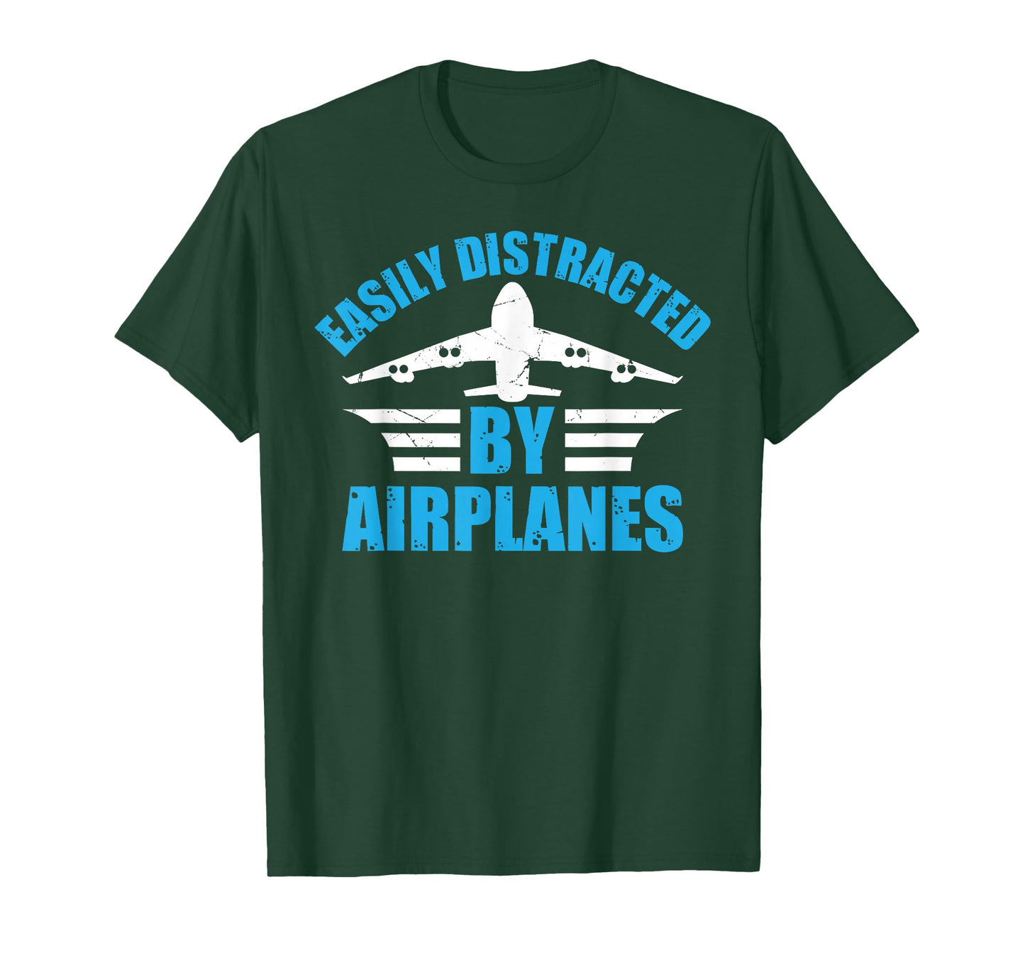 Aircraft Pilot Plane Lover - Easily Distracted by Airplanes T-Shirt