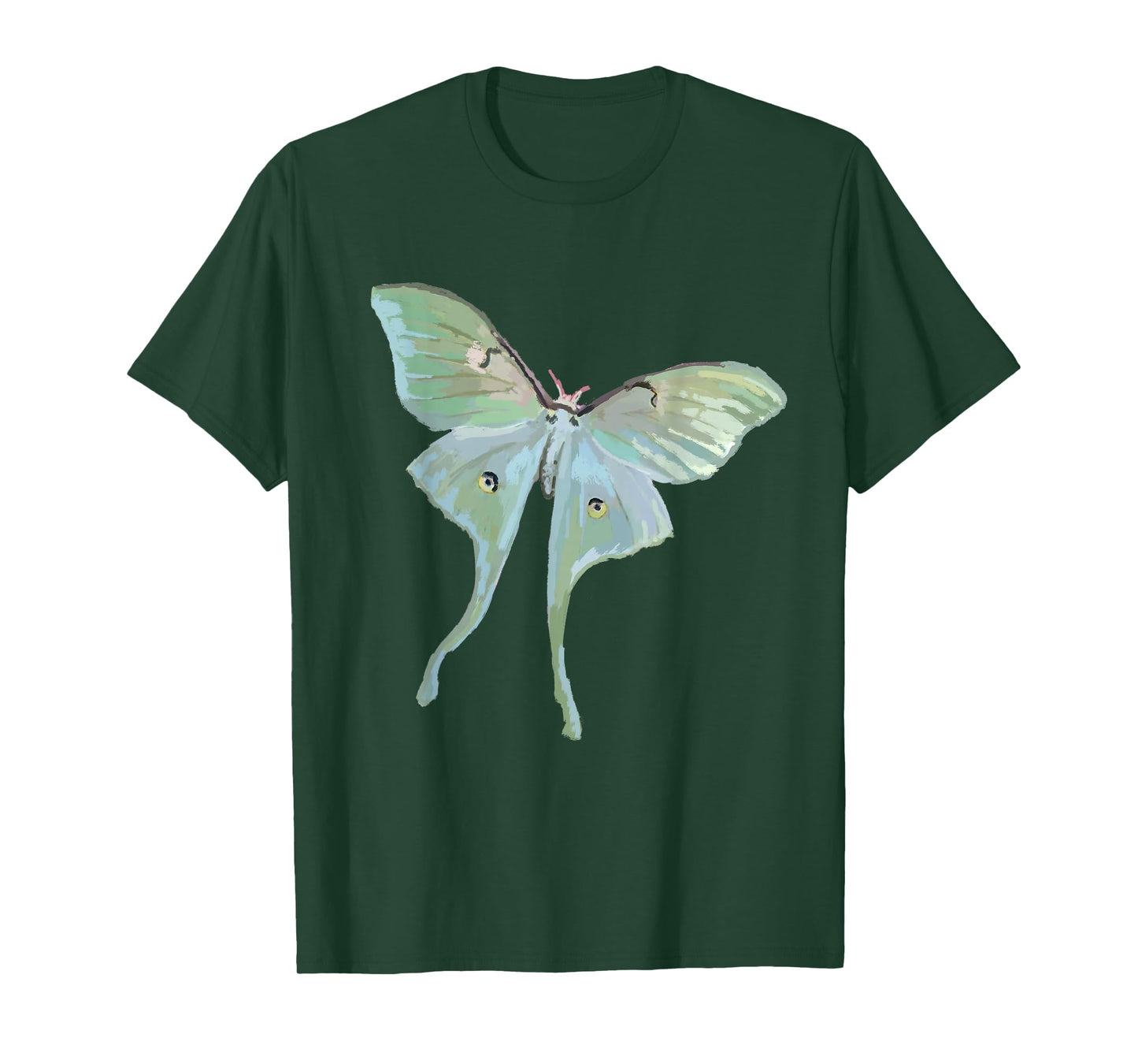 Moon Luna Moth T Shirt Tshirt tee T-Shirt