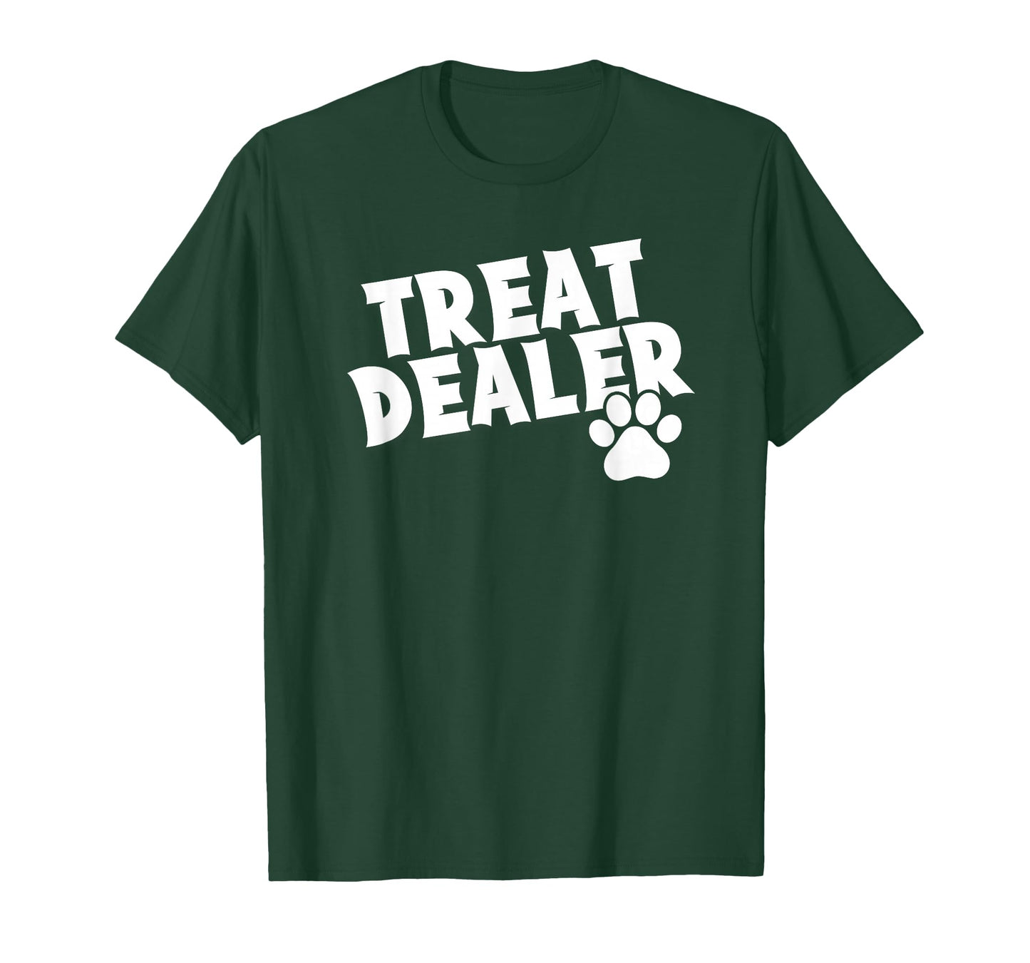 Delightfully Different World TREAT DEALER T-Shirt - Unisex-Adults & Kids - Black - Small - Short Sleeve - Classic Fit - Cotton 65%, Polyester 35%