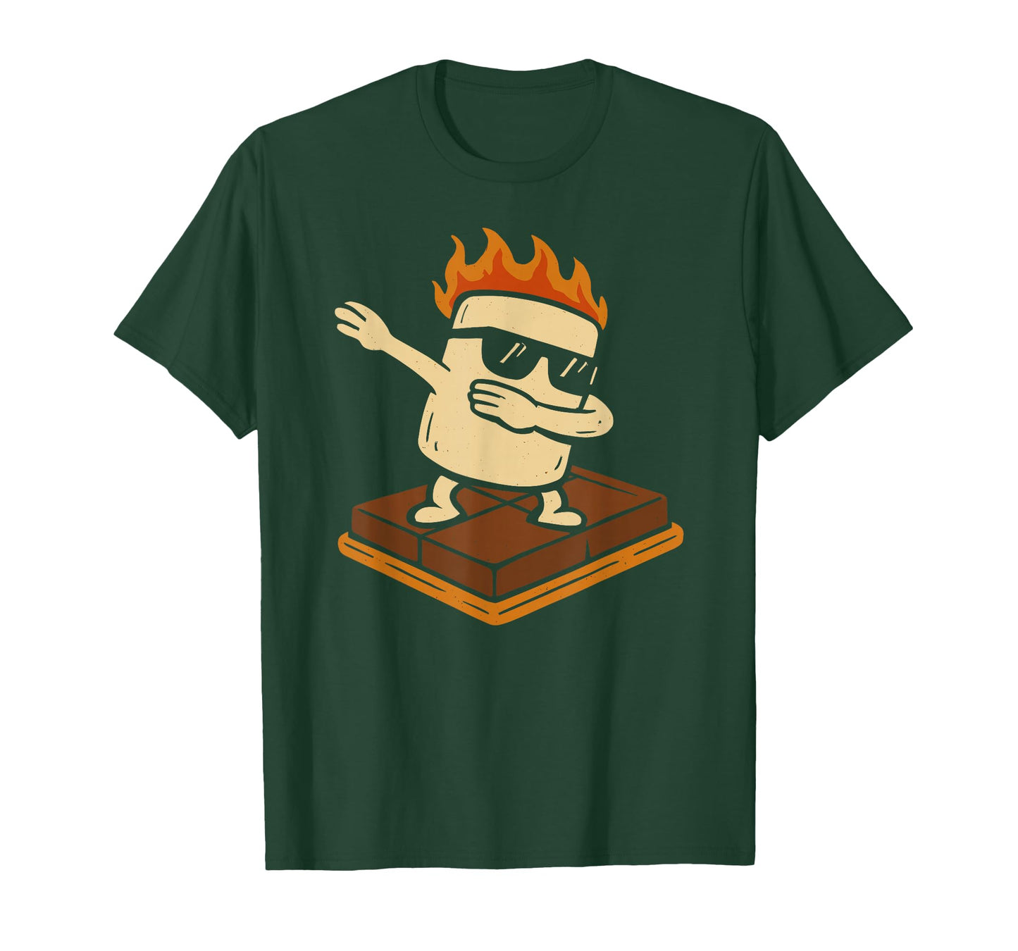 Dabbing Smore Marshmallow Dab Dance S'more Camping T-Shirt