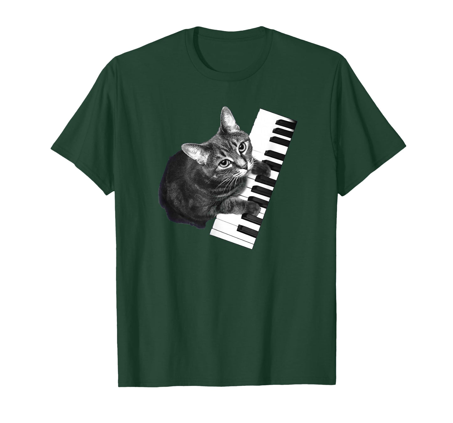 Piano Cat Tee Shirt T-Shirt