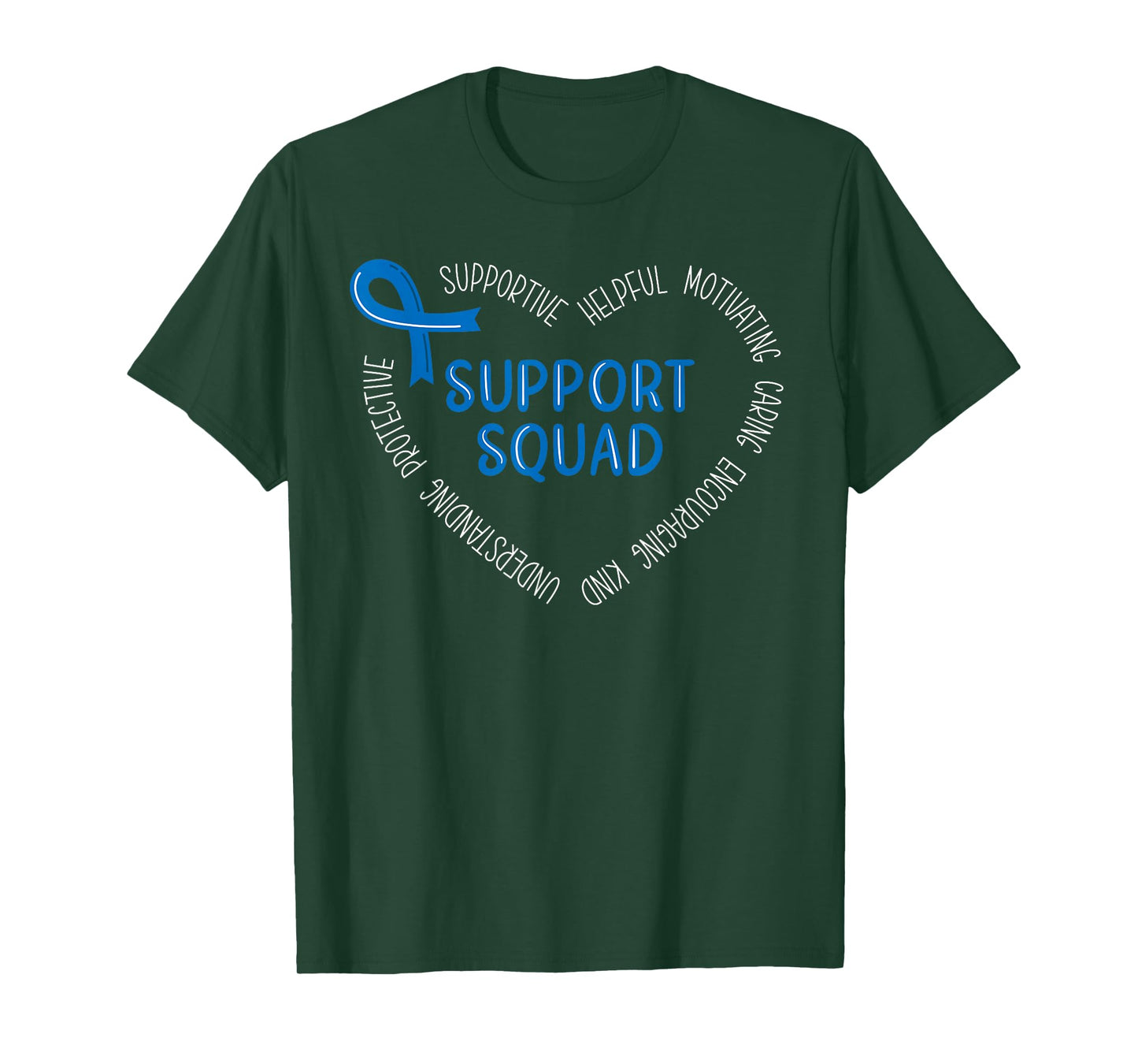 Colon Cancer Support Squad Colon Cancer Awareness T-Shirt