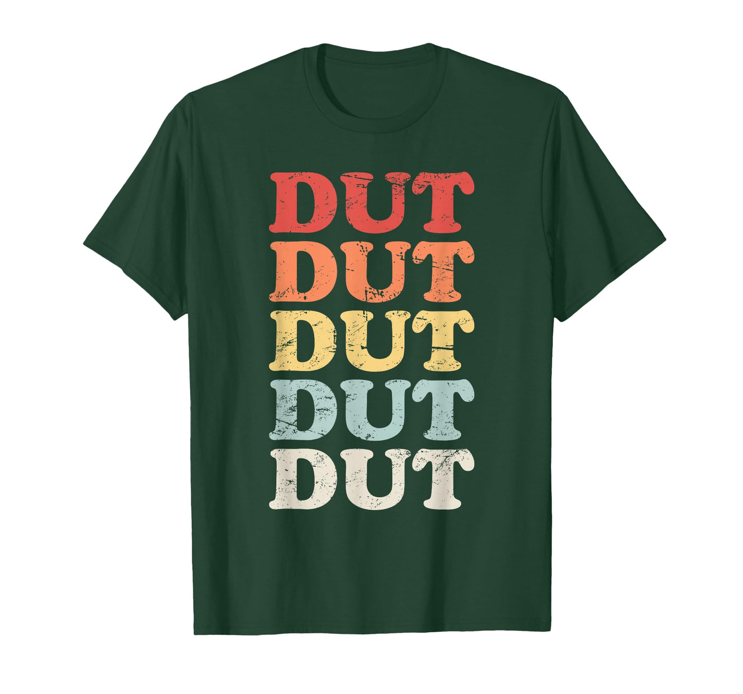 Retro "DUT" Marching Band Percussion T-Shirt T-Shirt