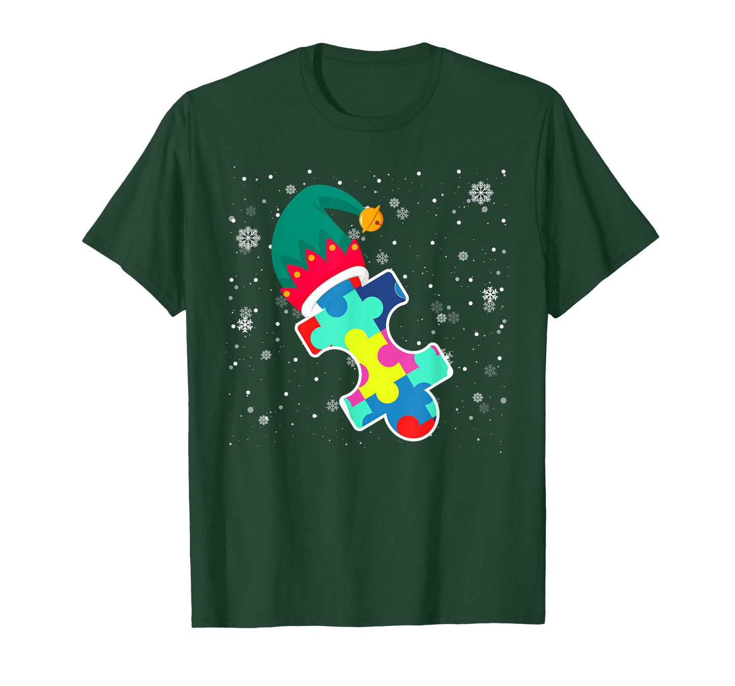 Autism Awareness Month Autism Christmas Season Xmas Day T-Shirt