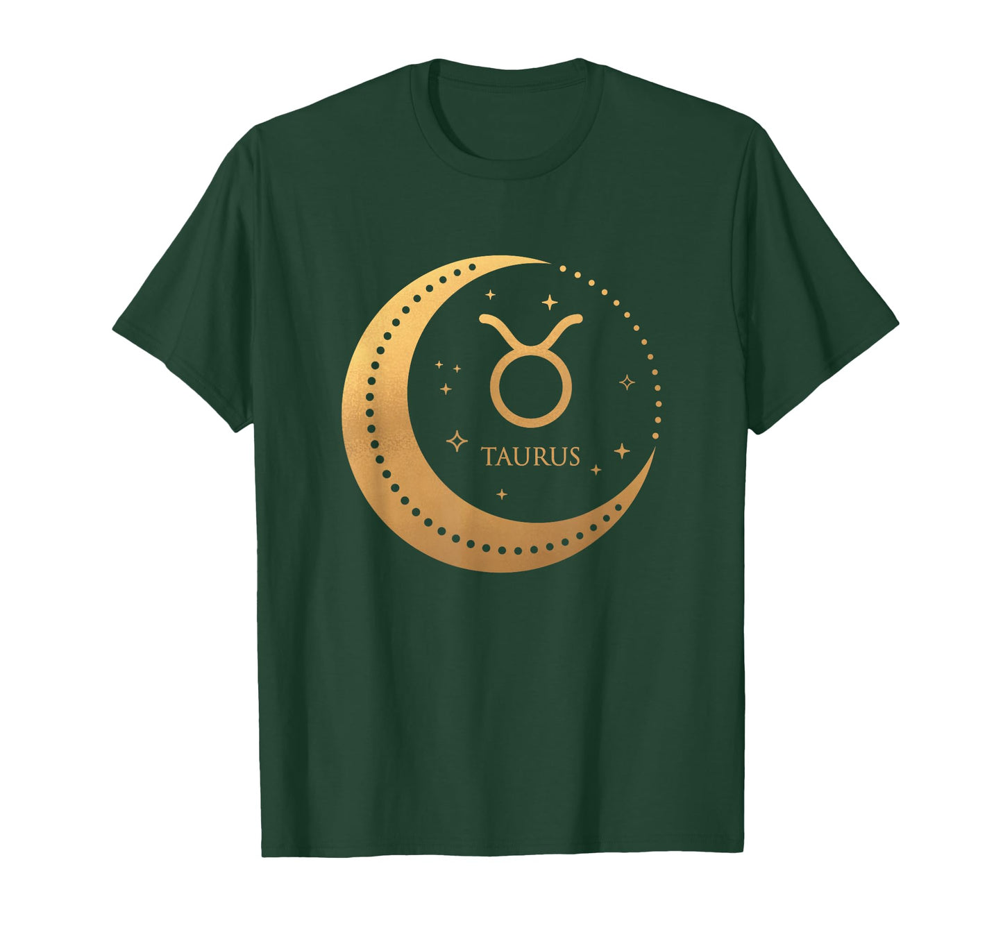 Zodiac sign Taurus in the crescent moon trendy T-Shirt