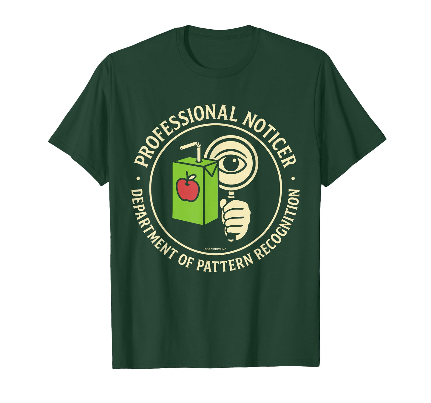 Retro Professional Noticer Department of Pattern Recognition T-Shirt