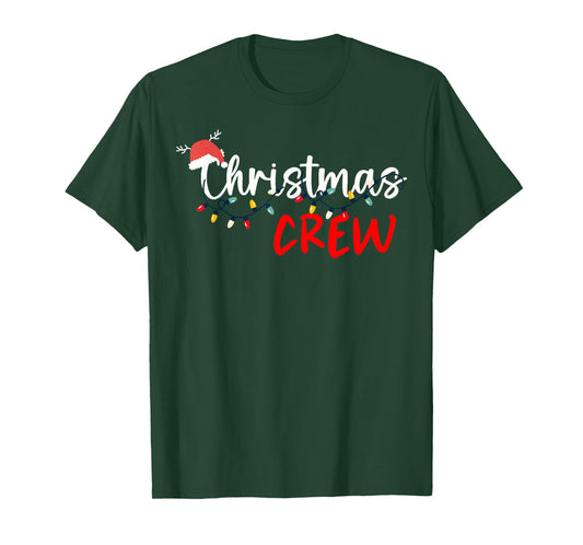 Christmas Crew Matching Family Xmas Party Men Women Kids T-Shirt