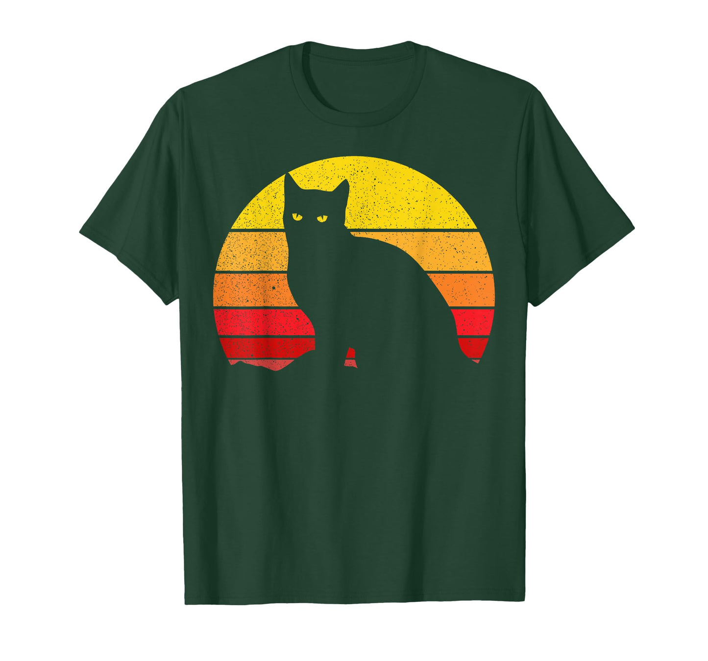 Vintage Cat Eighties Style Retro Sunset Cats T-Shirt