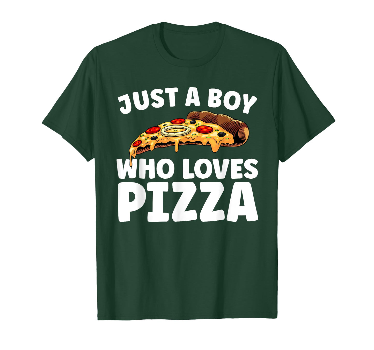 Cool Pizza Art For Men Boys Italian Pizza Lover Novelty T-Shirt
