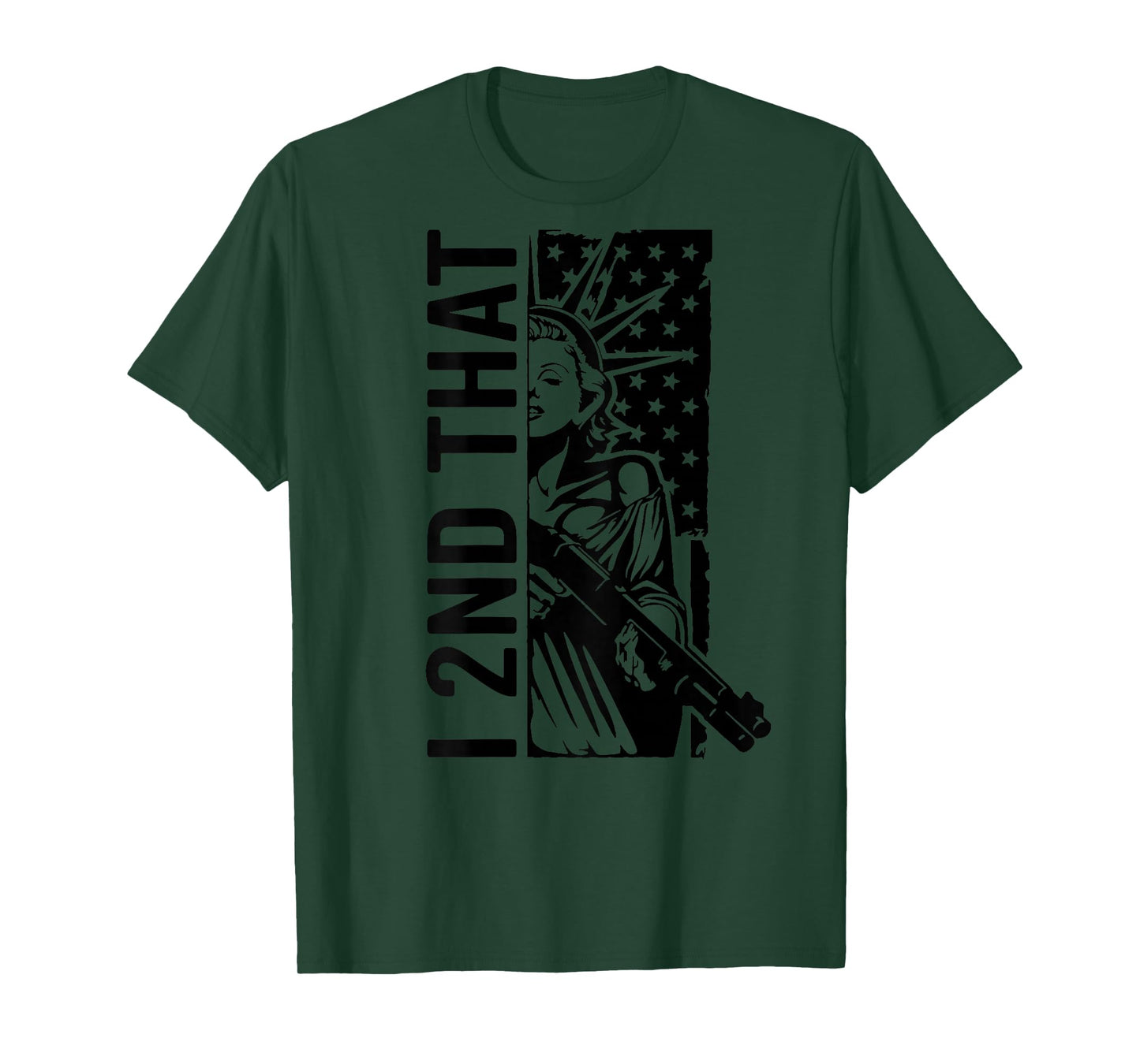 I 2nd That - Second Amendment Pro Gun Rights USA (ON Back) T-Shirt