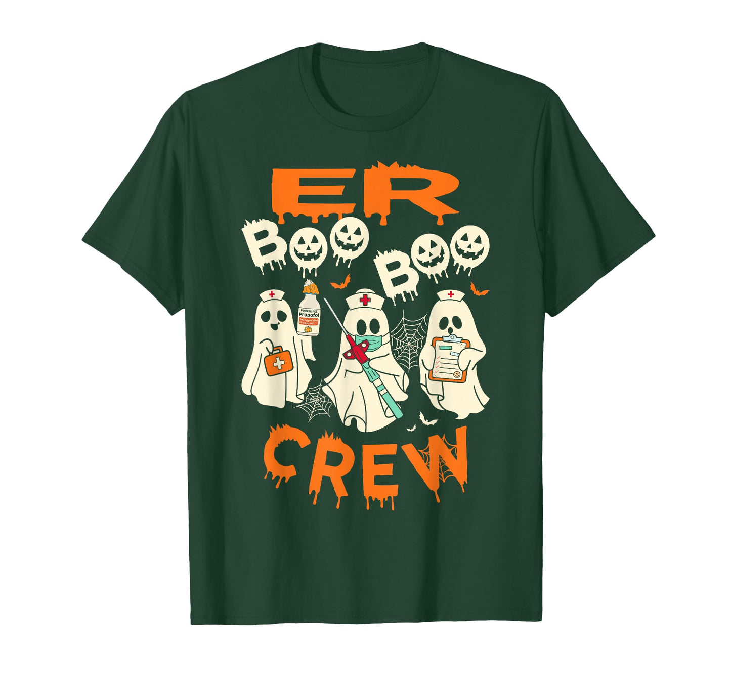Cute Emergency Department Funny ER Nurse Halloween T-Shirt