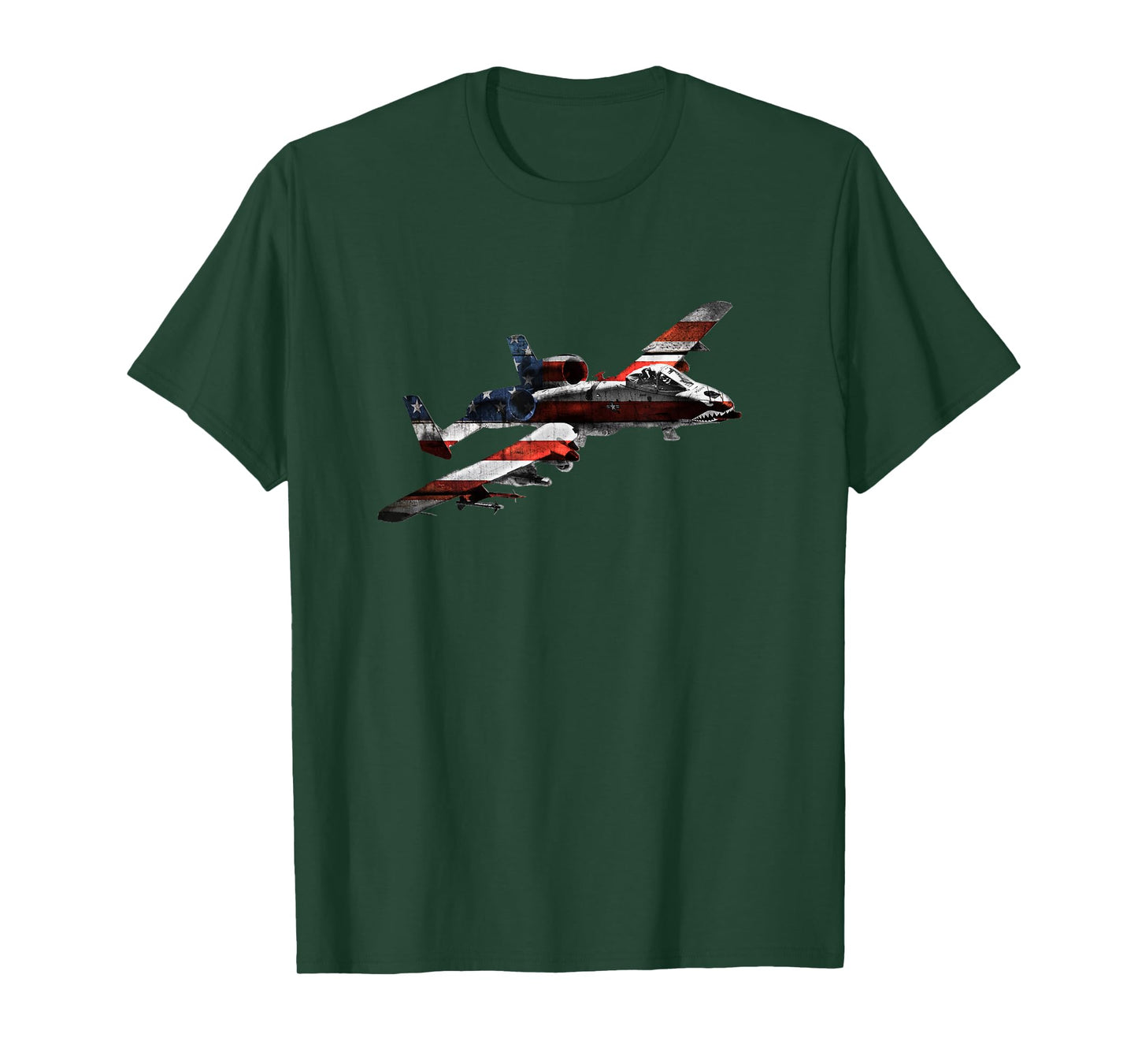 American Flag A-10 Warthog T-Shirt T-Shirt
