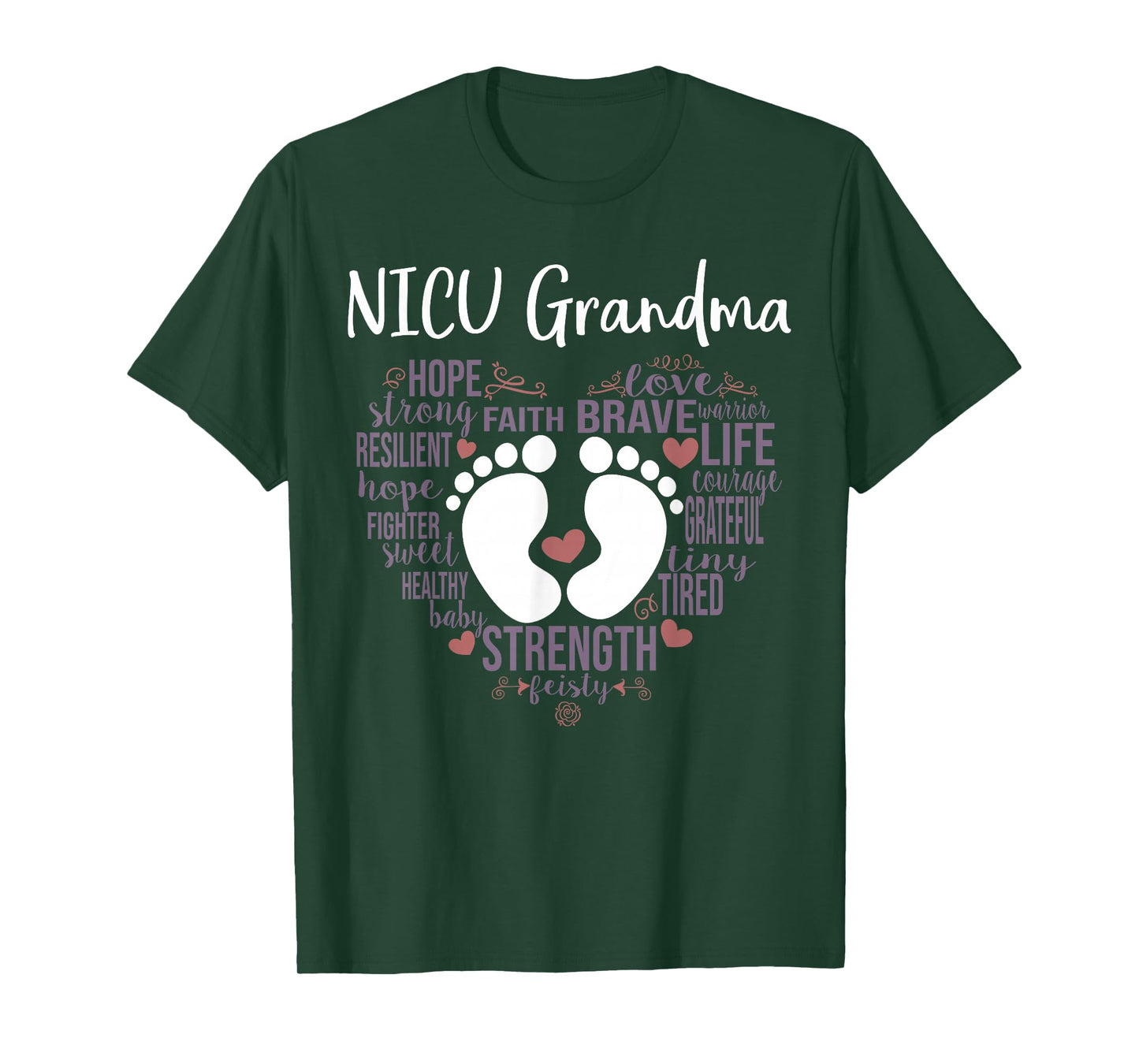 "NICU Grandma" Preemie or NICU Grandma Shirt T-Shirt