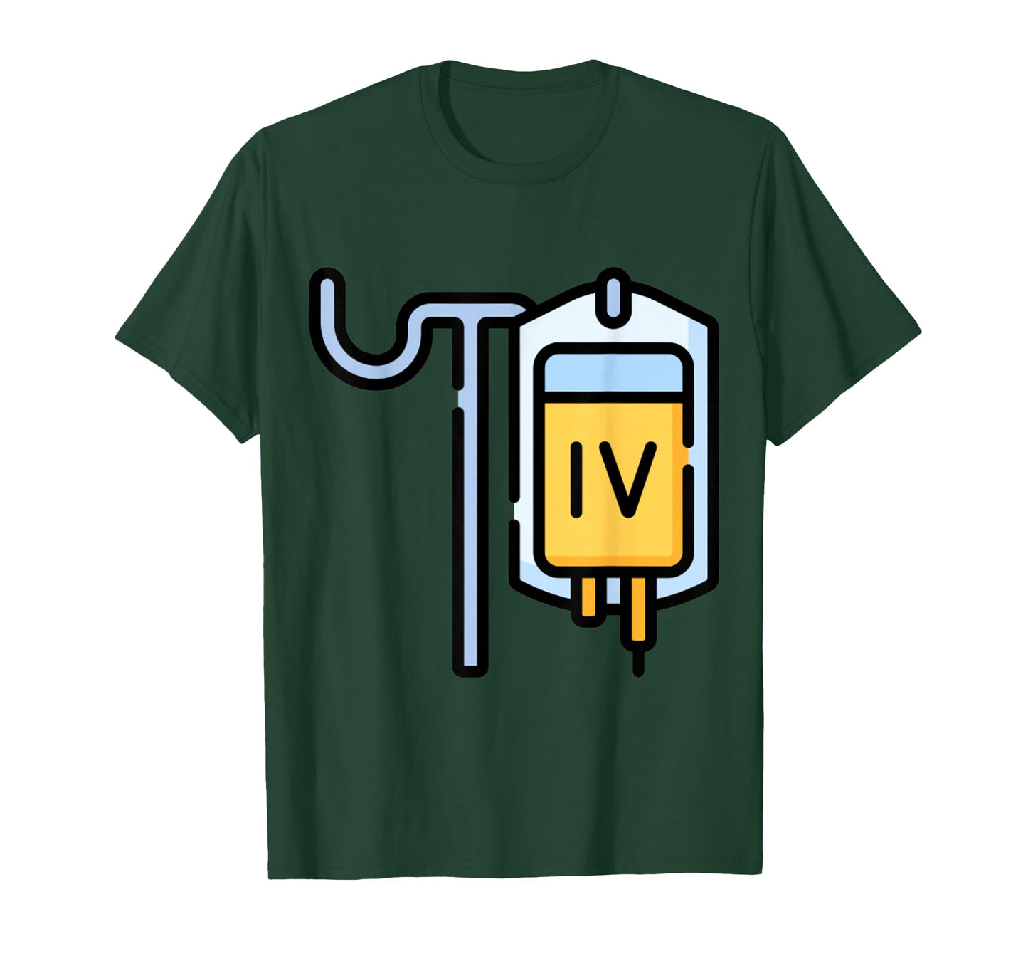 Clever Witty IV Designs Really Like IV Intravenous Drips Drip IV Dripping T-Shirt, Small, Black