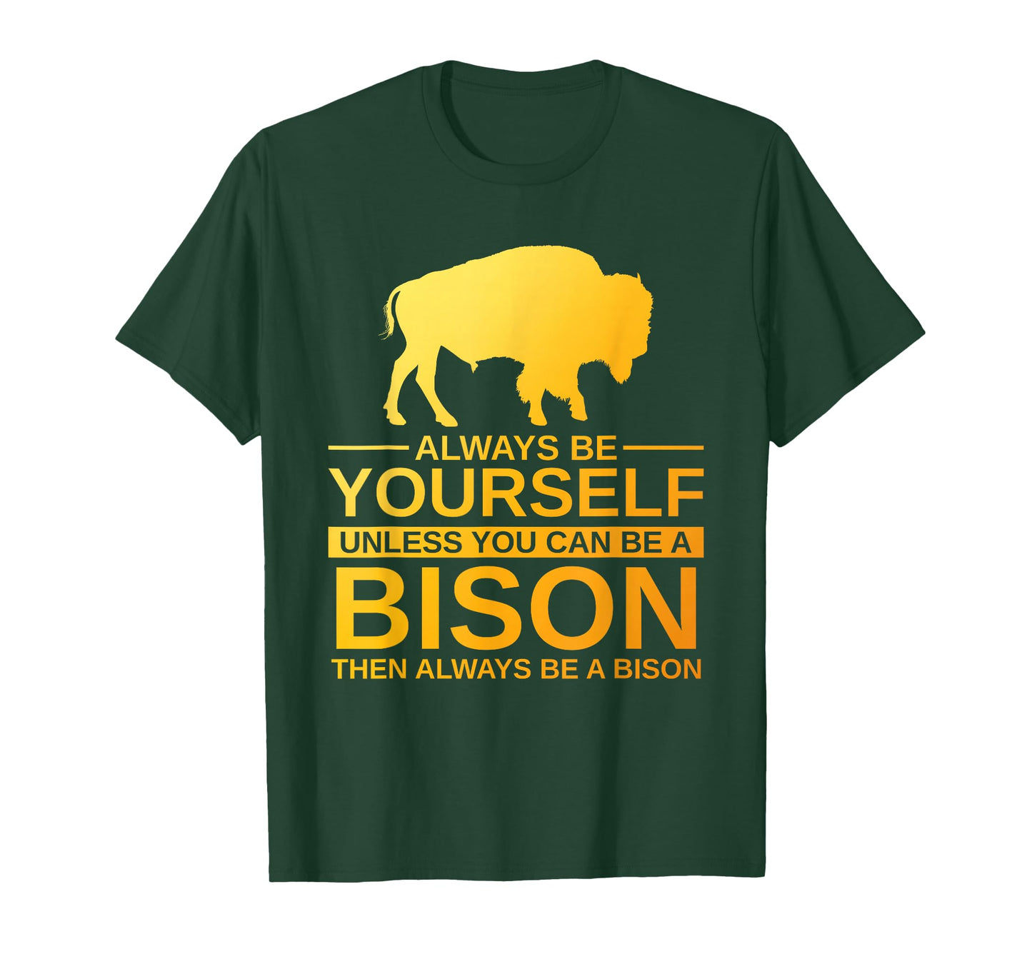 Cool Bison Design For Men Women Buffalo Animal Lovers Bison T-Shirt