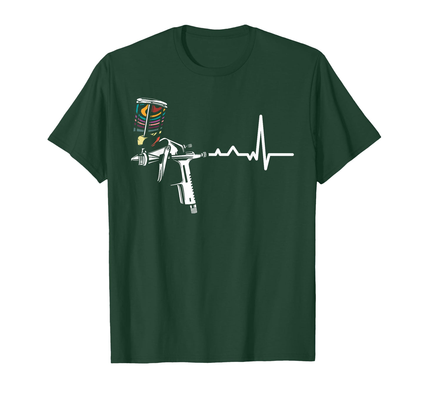 Auto Body Painter Spray Paint Gun Pulse Cool Graffiti Artist T-Shirt