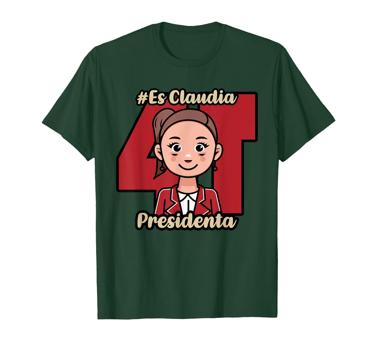 Claudia Sheinbaum Pardo Presidenta drawing kawaii T-Shirt