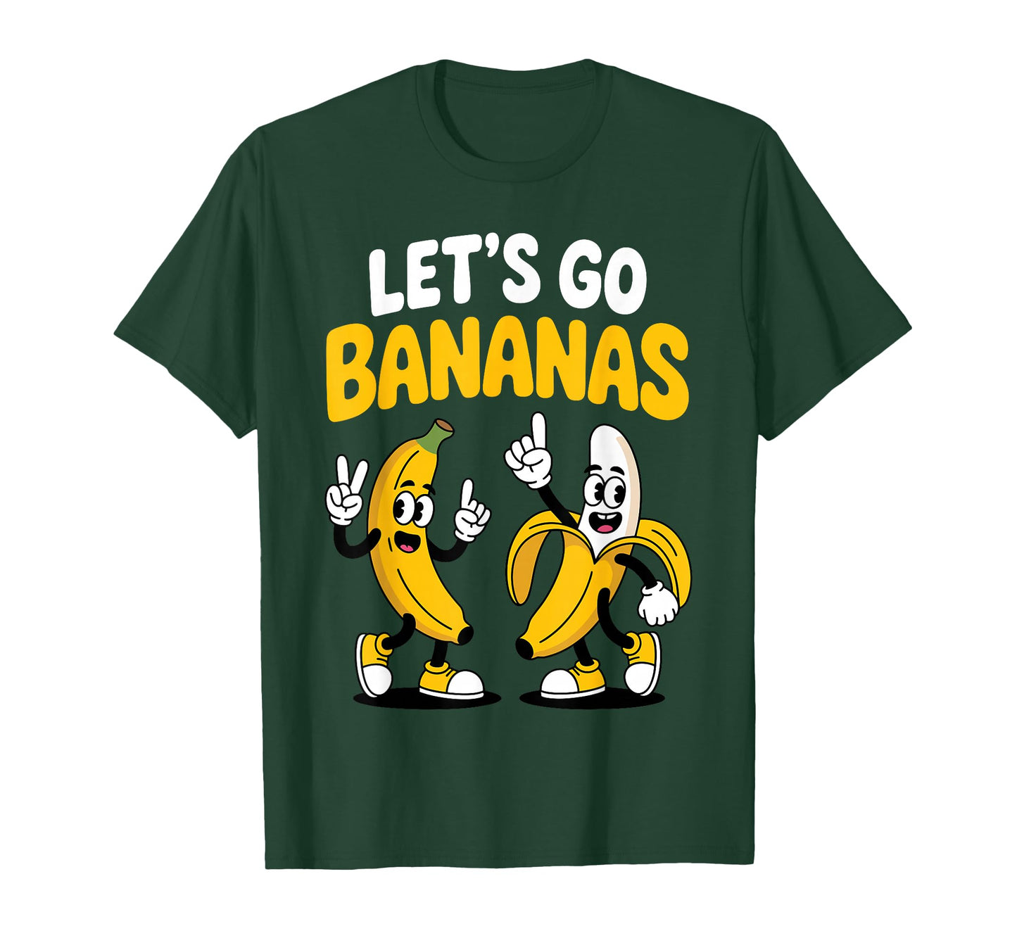 Banana Art for Men Women Kids Yellow Fruit Lovers Bananas T-Shirt