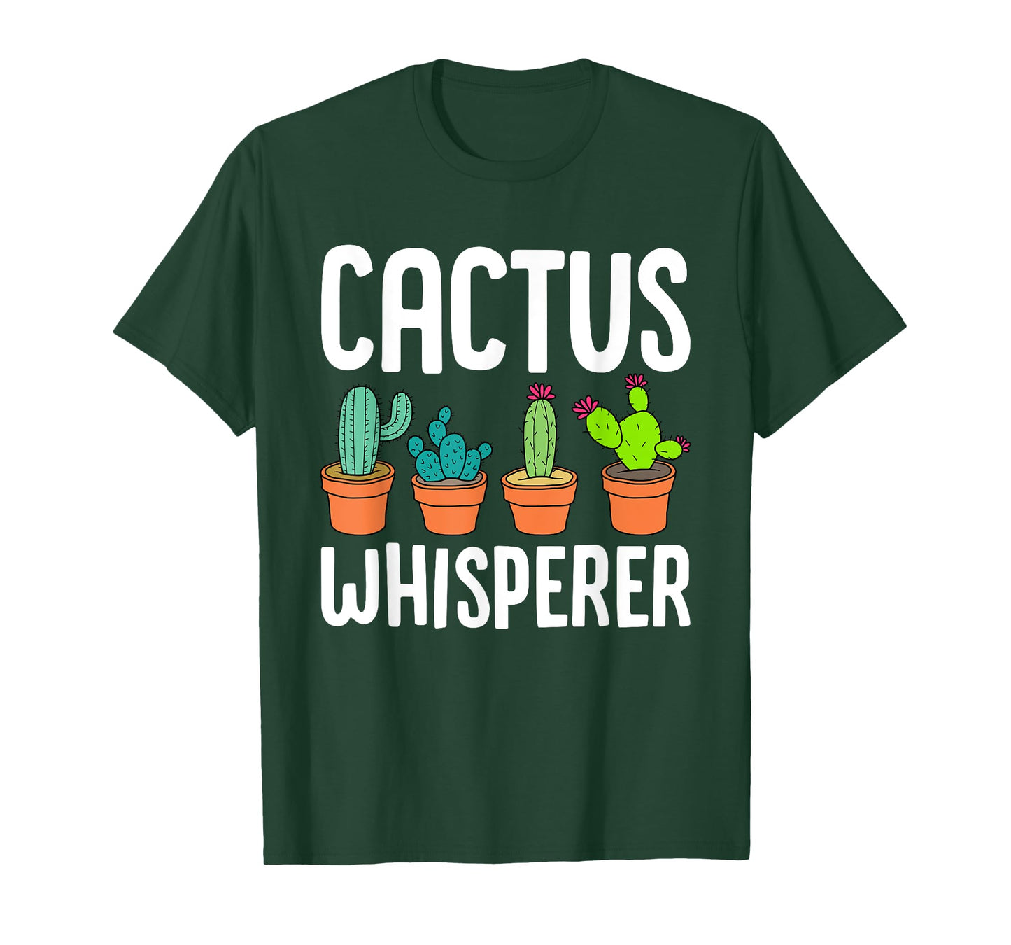 Cute Cactus Whisperer Funny Botany Succulents Lovers Outfit T-Shirt