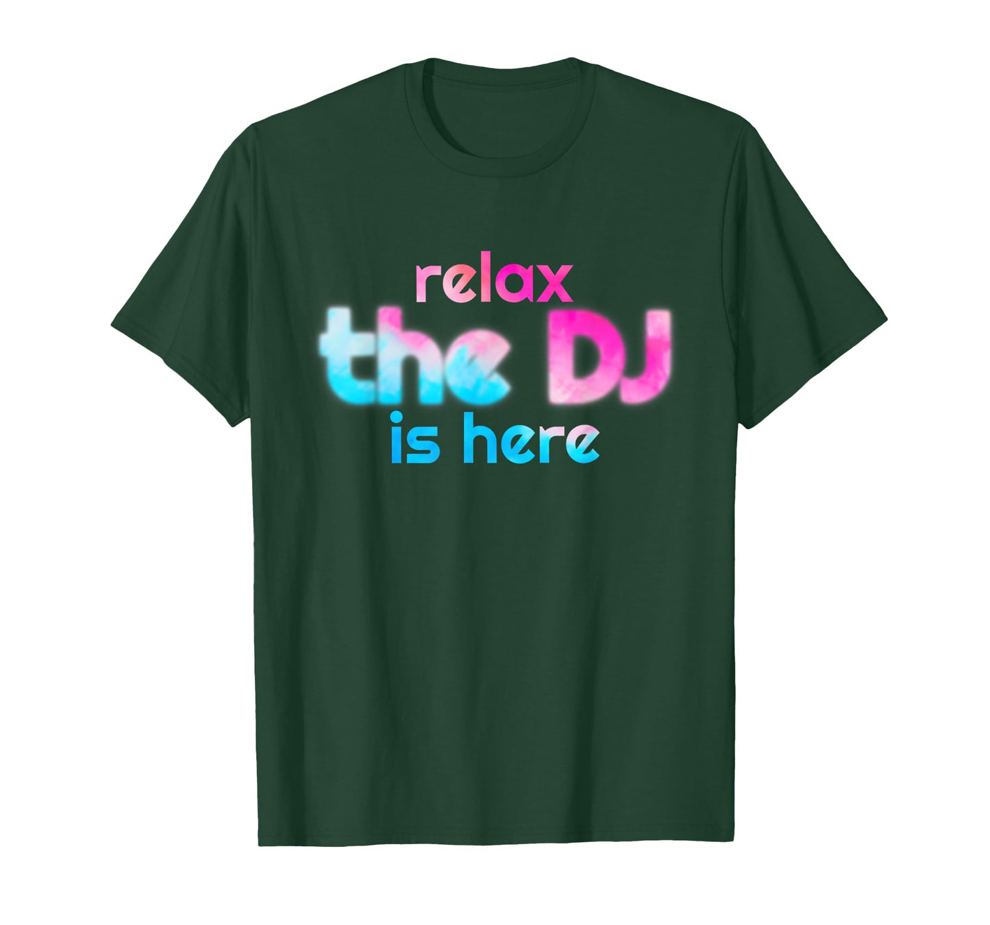 Relax The Dj Is Here Funny Music Tie Dye T-Shirt