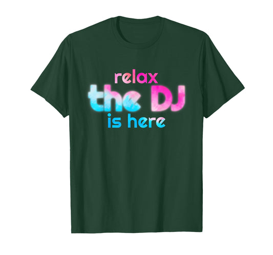 Relax The Dj Is Here Funny Music Tie Dye T-Shirt