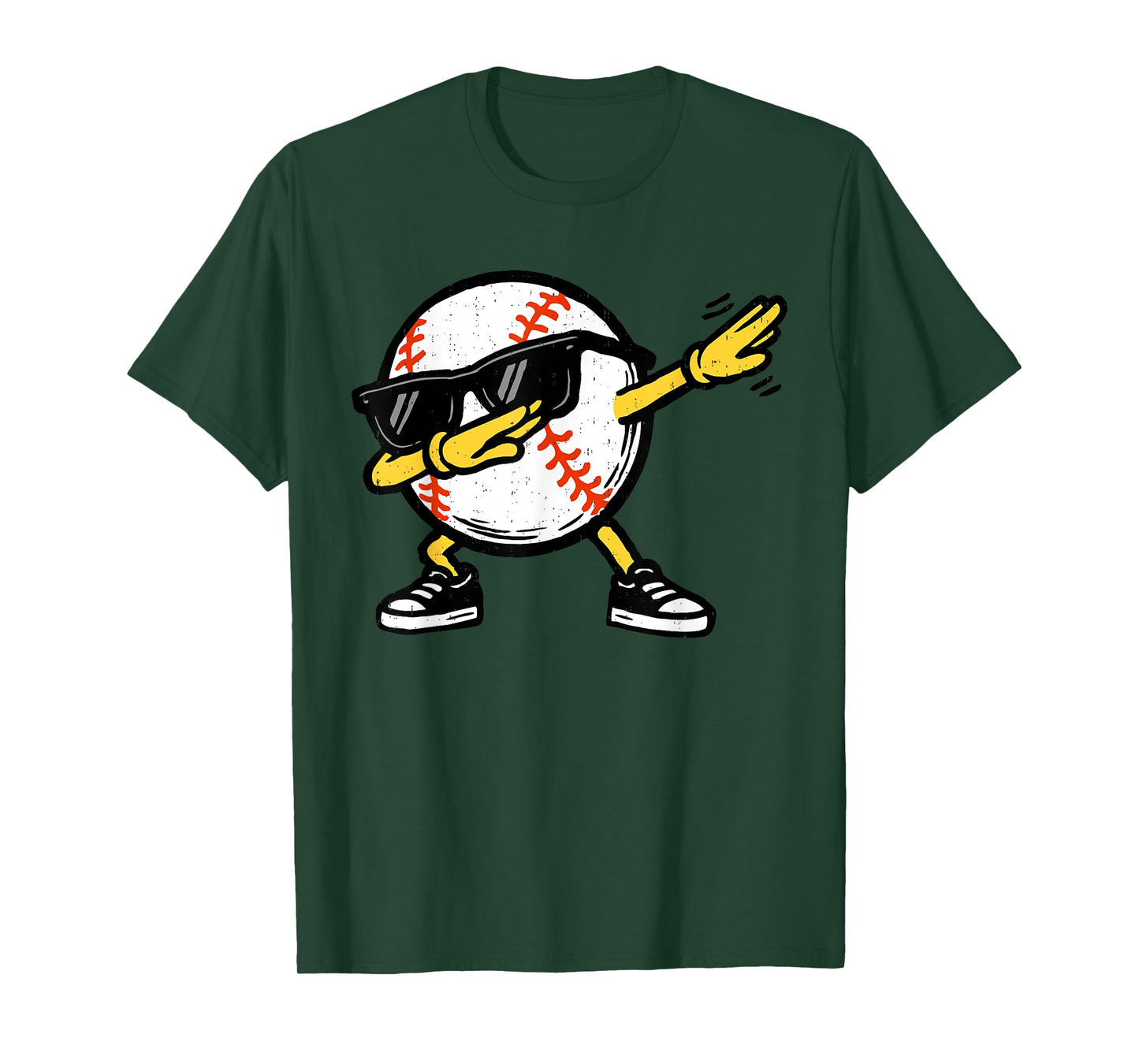 Dabbing Baseball Ball Funny Sport Player Dab Dance T-Shirt