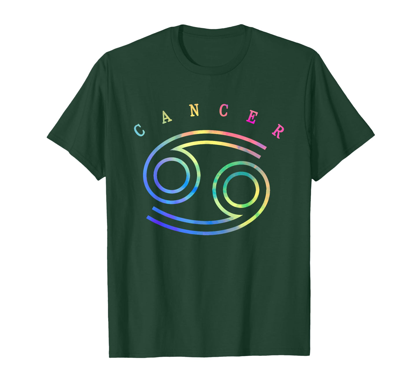 Colorful Zodiac Sign Astrology Astrological Sign Cancer T-Shirt